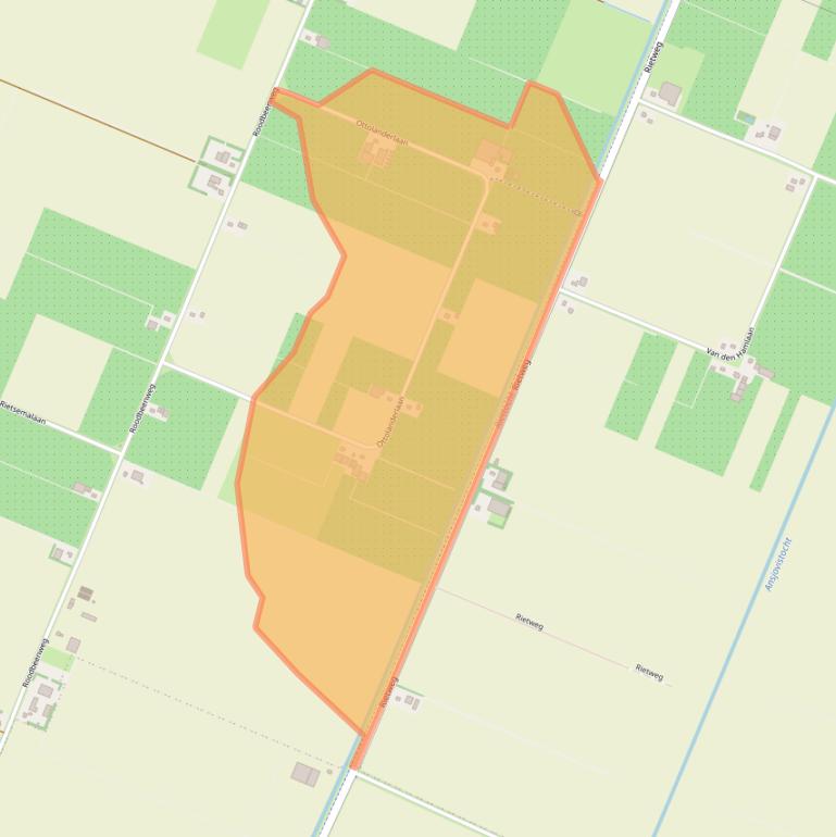 Kaart van postcodegebied 8251SB.