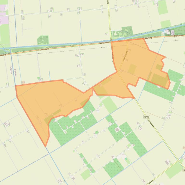 Kaart van postcodegebied 8251SM.