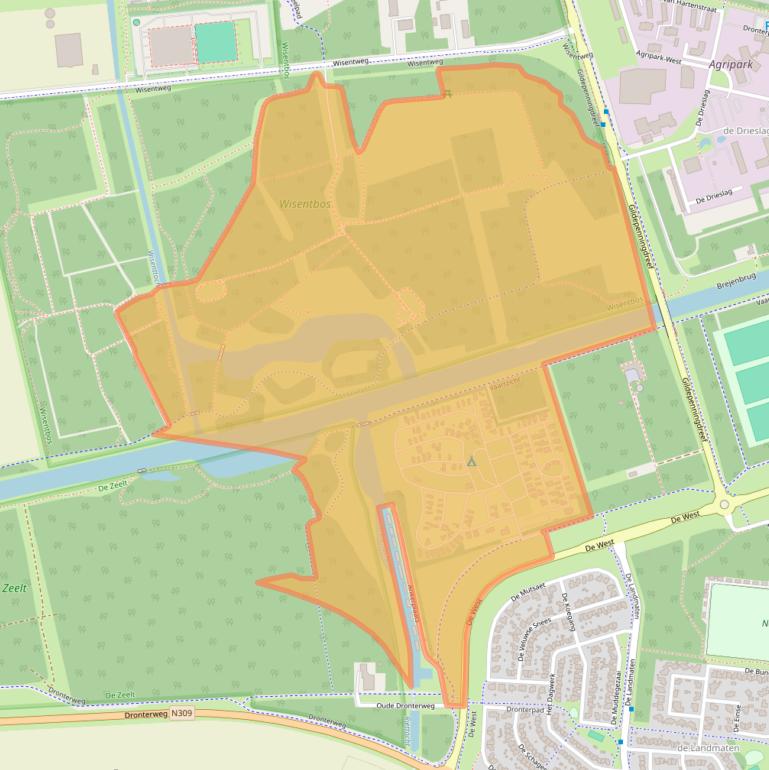 Kaart van postcodegebied 8251ST.