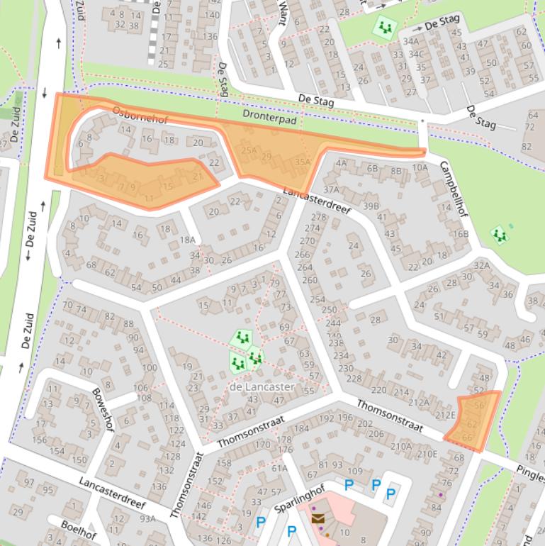 Kaart van postcodegebied 8251TE.