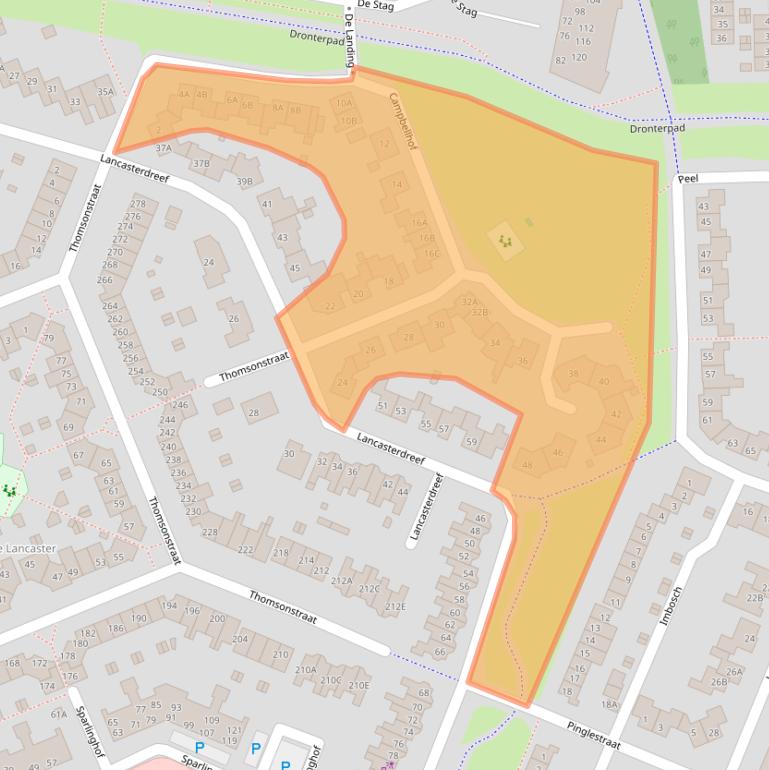 Kaart van postcodegebied 8251TL.