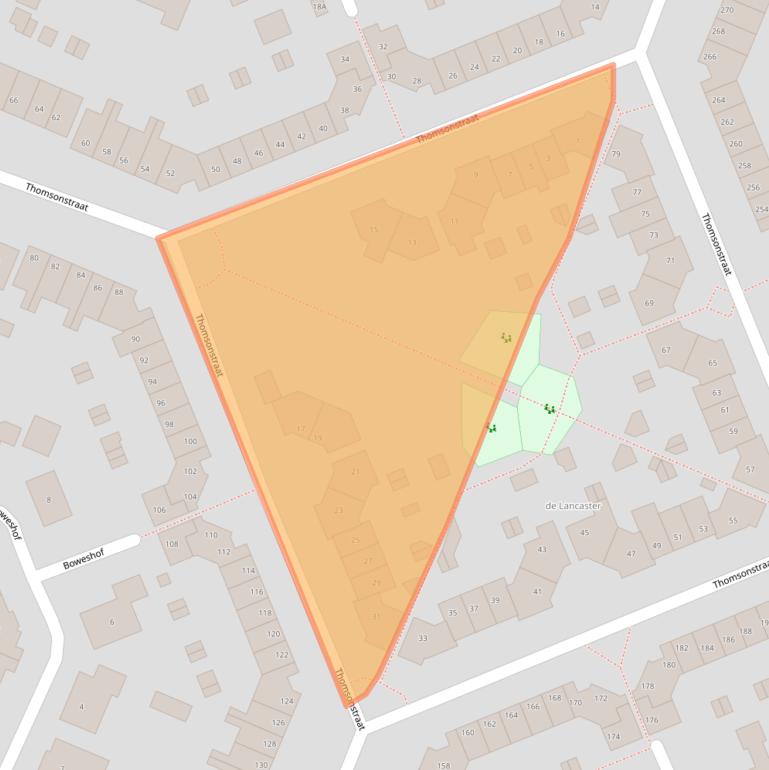 Kaart van postcodegebied 8251TM.