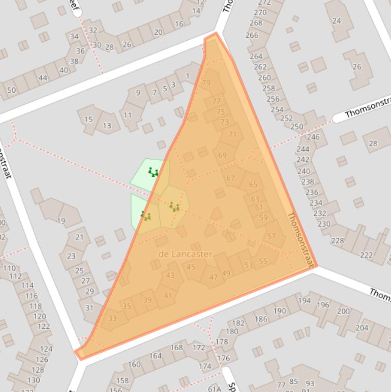 Kaart van postcodegebied 8251TN.