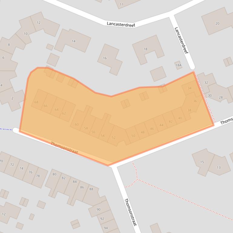 Kaart van postcodegebied 8251TR.