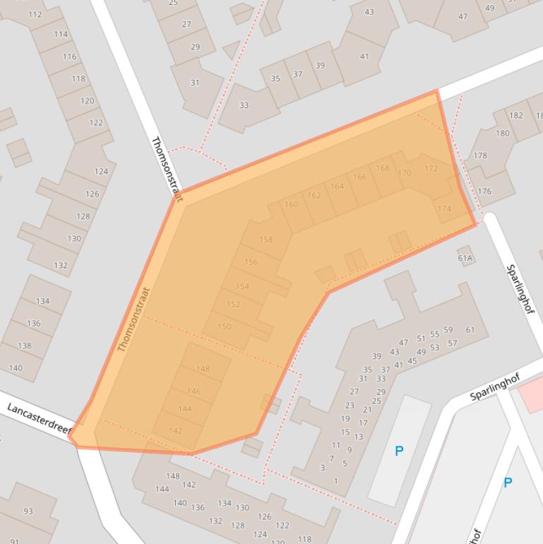 Kaart van postcodegebied 8251TV.