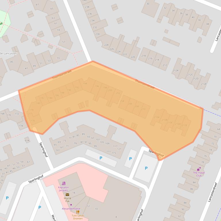 Kaart van postcodegebied 8251TW.