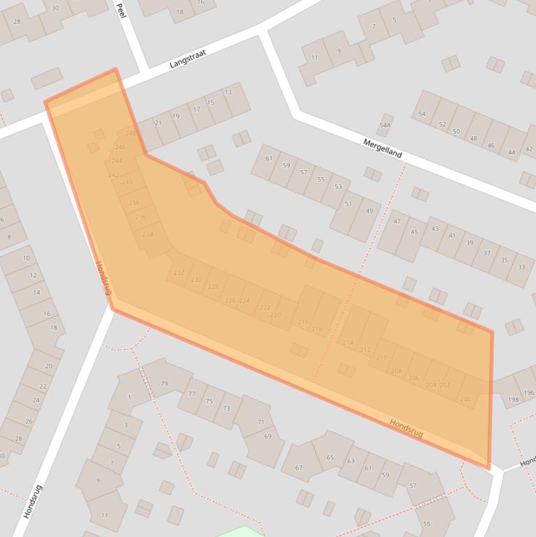 Kaart van postcodegebied 8251VB.