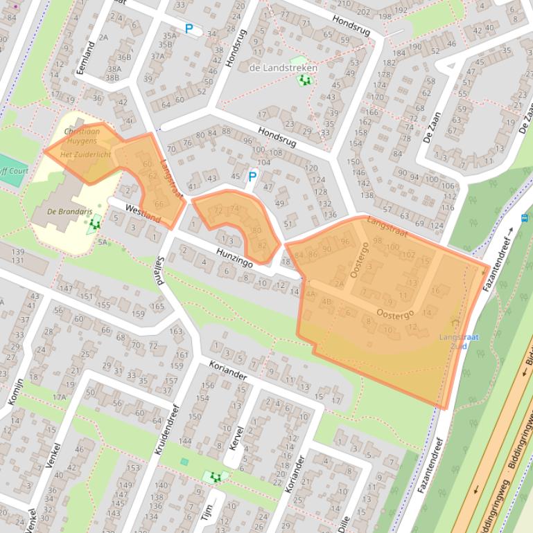 Kaart van postcodegebied 8251VH.