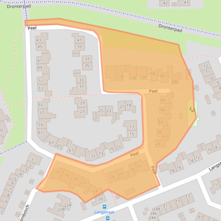 Kaart van postcodegebied 8251VJ.