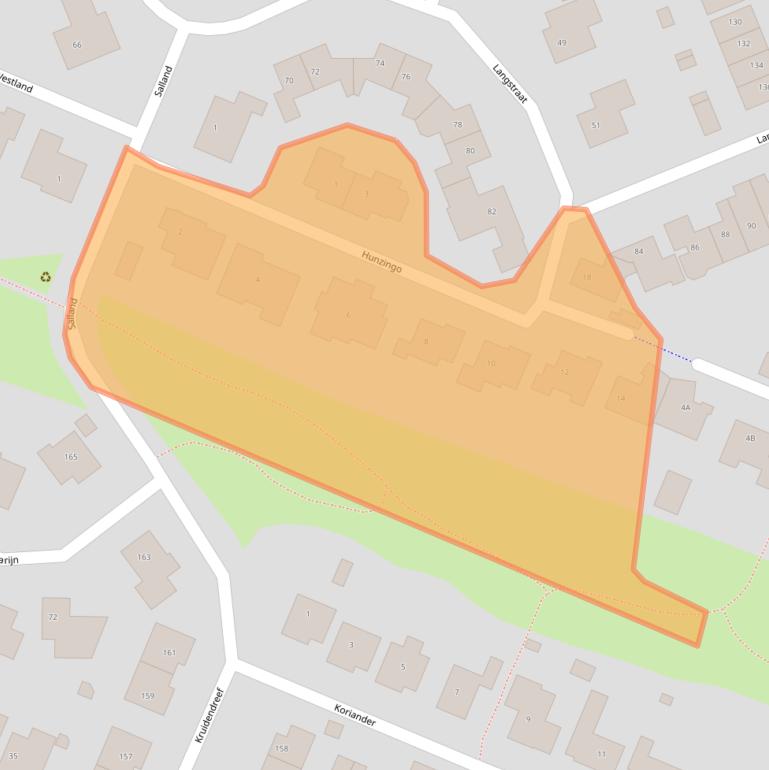Kaart van postcodegebied 8251VZ.
