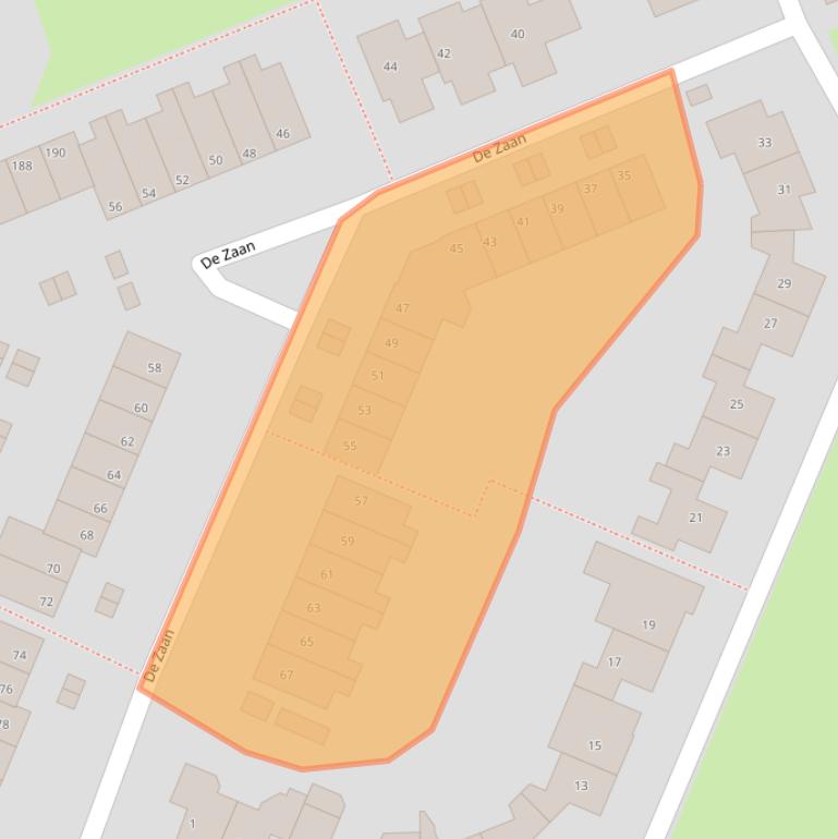 Kaart van postcodegebied 8251WC.