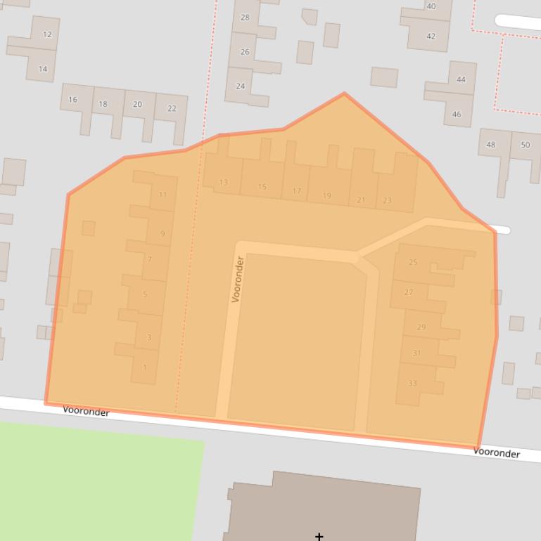 Kaart van postcodegebied 8251XA.