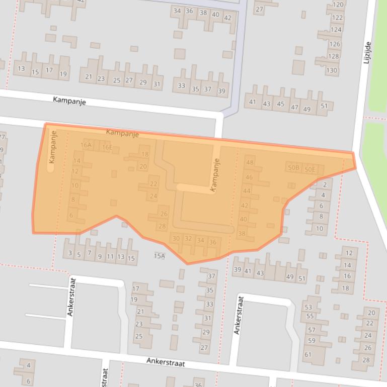 Kaart van postcodegebied 8251XM.