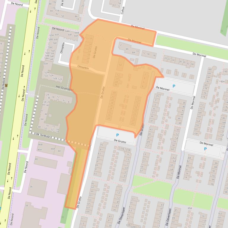 Kaart van postcodegebied 8251XN.