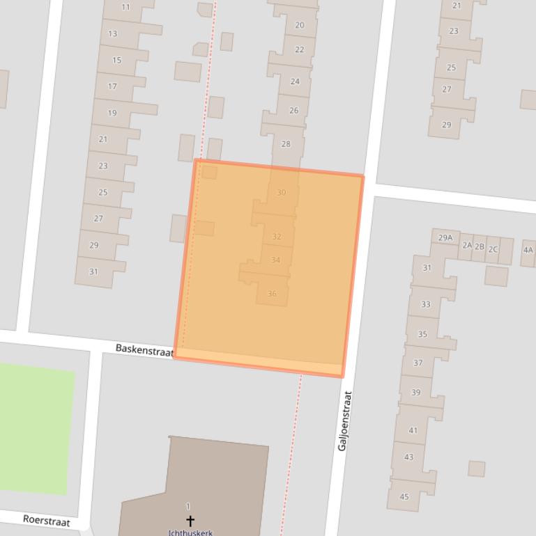 Kaart van postcodegebied 8251XZ.