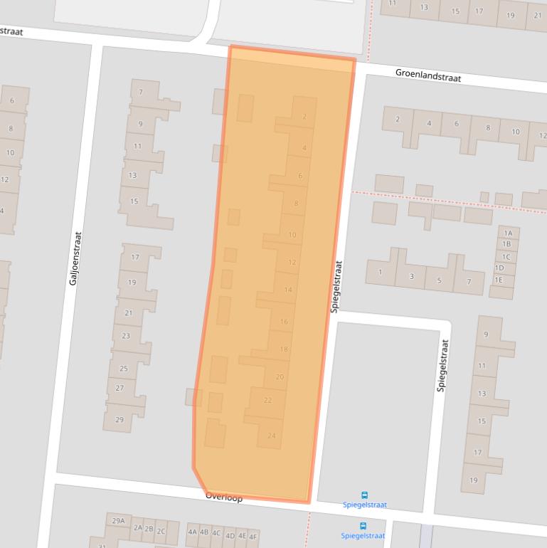 Kaart van postcodegebied 8251ZB.