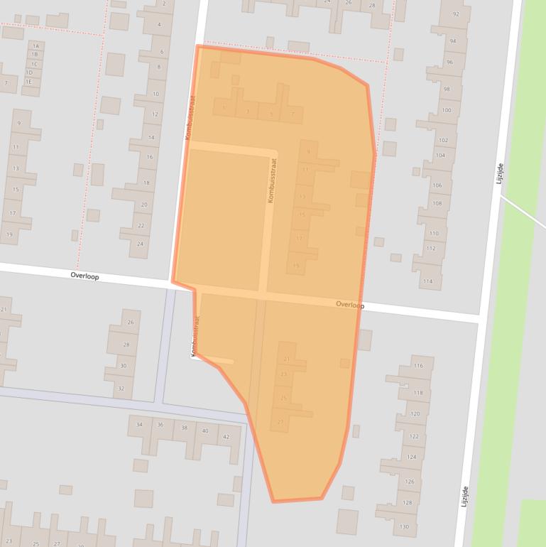 Kaart van postcodegebied 8251ZE.