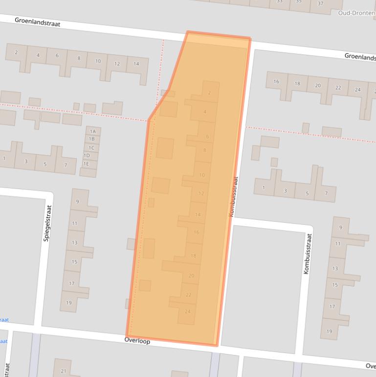 Kaart van postcodegebied 8251ZG.