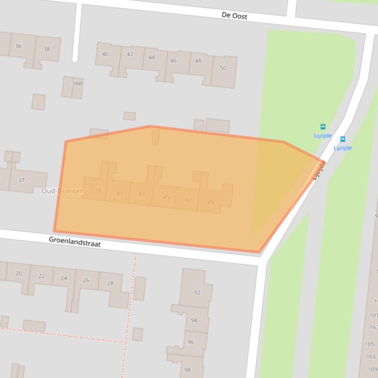 Kaart van postcodegebied 8251ZL.