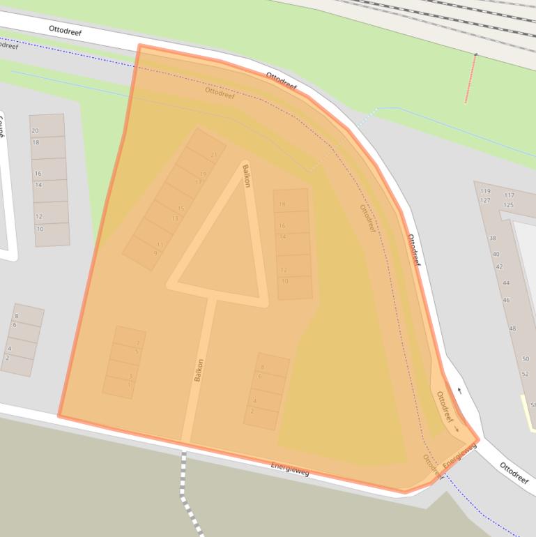 Kaart van postcodegebied 8251ZM.
