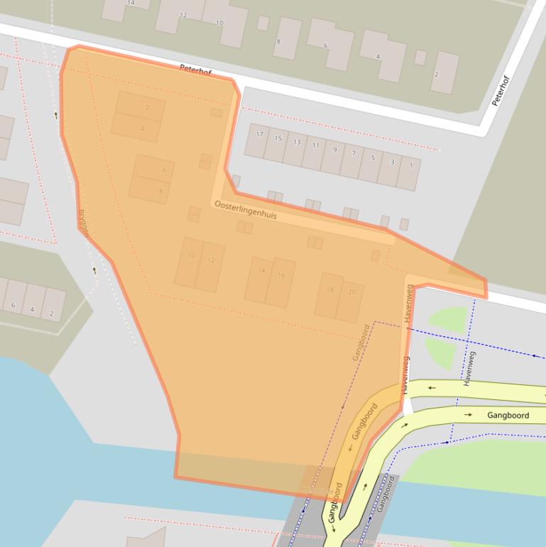 Kaart van postcodegebied 8251ZZ.