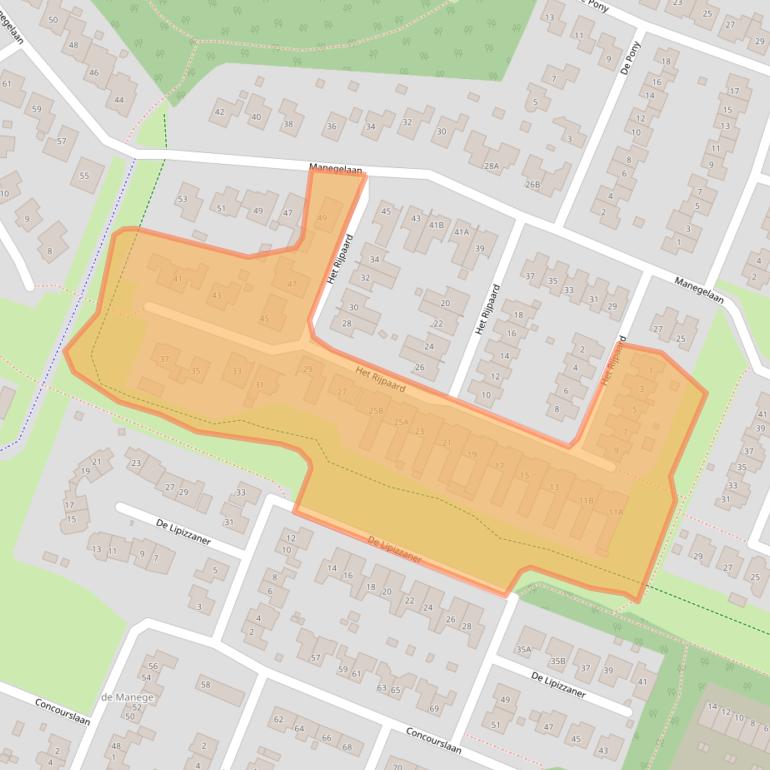 Kaart van postcodegebied 8252ET.