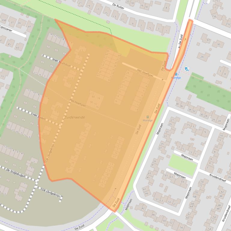 Kaart van postcodegebied 8252GN.