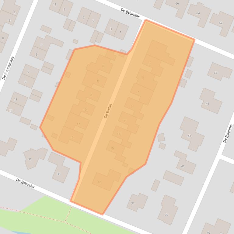 Kaart van postcodegebied 8252HK.