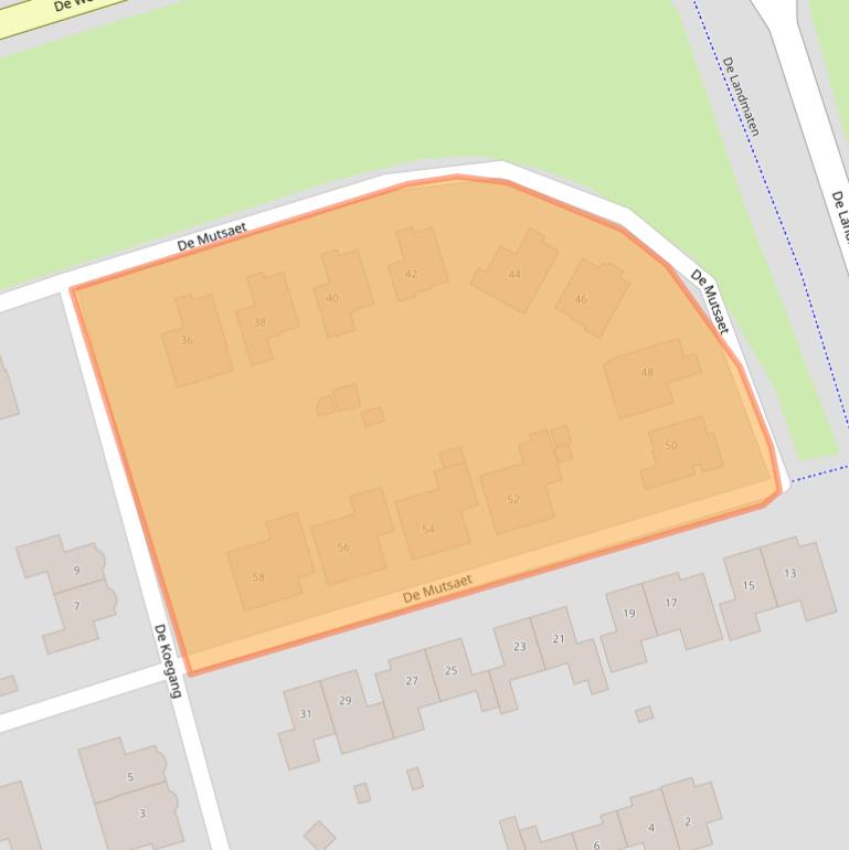 Kaart van postcodegebied 8252KR.