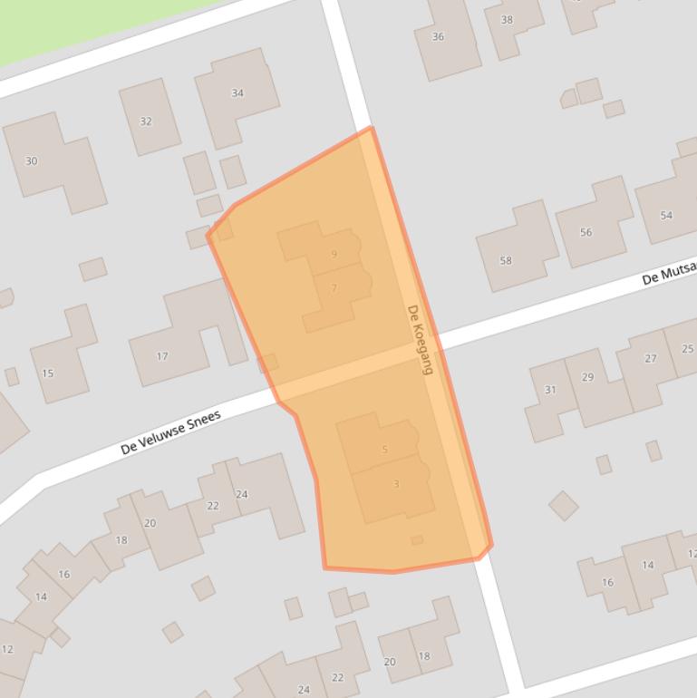 Kaart van postcodegebied 8252KW.