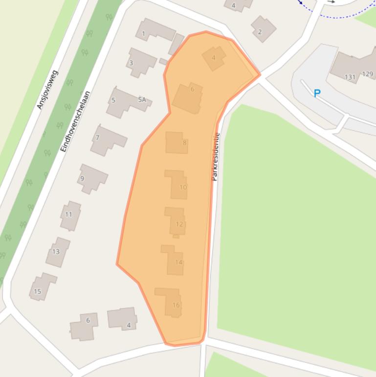 Kaart van postcodegebied 8252LA.