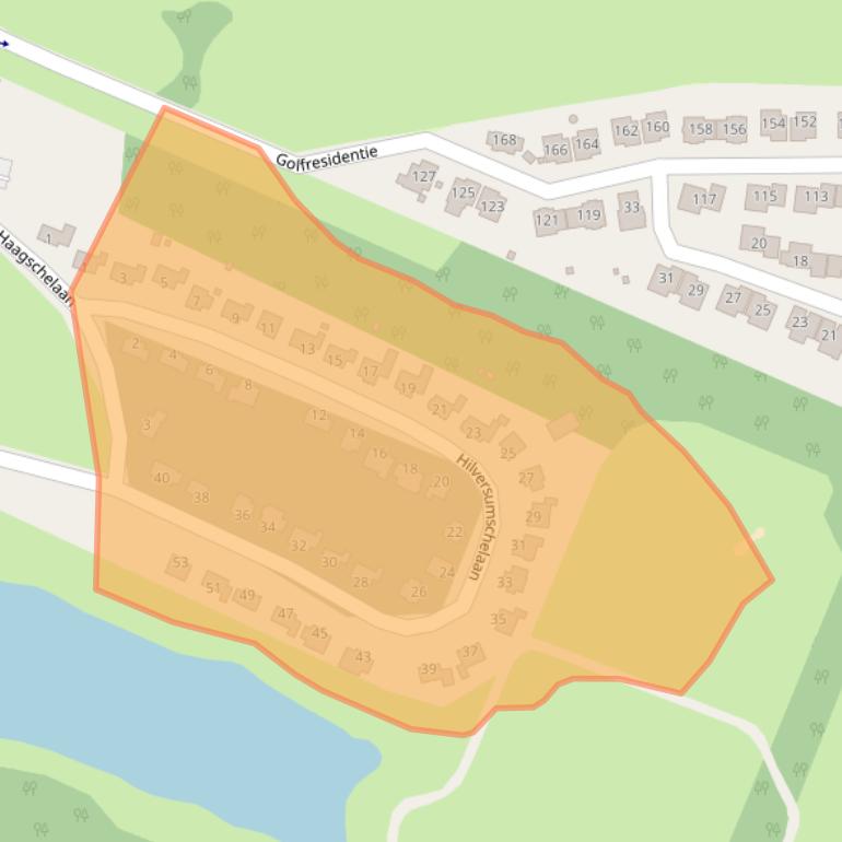 Kaart van postcodegebied 8252LD.