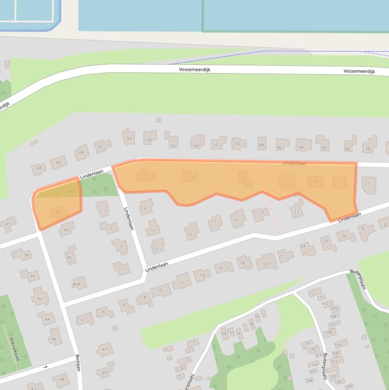 Kaart van postcodegebied 8253AC.
