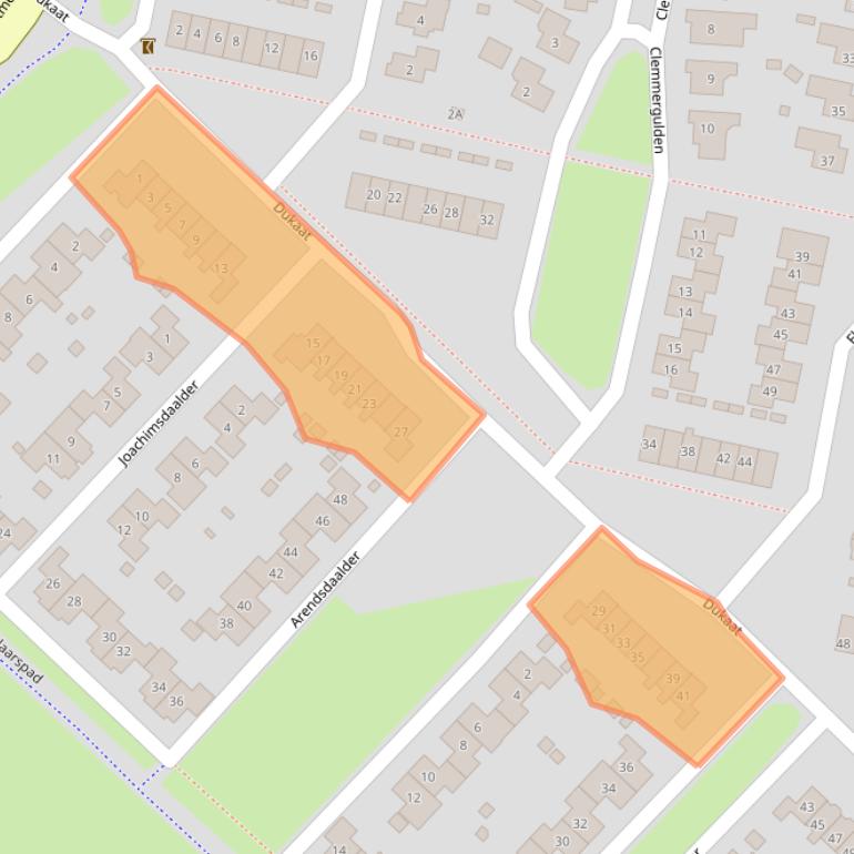 Kaart van postcodegebied 8253BL.