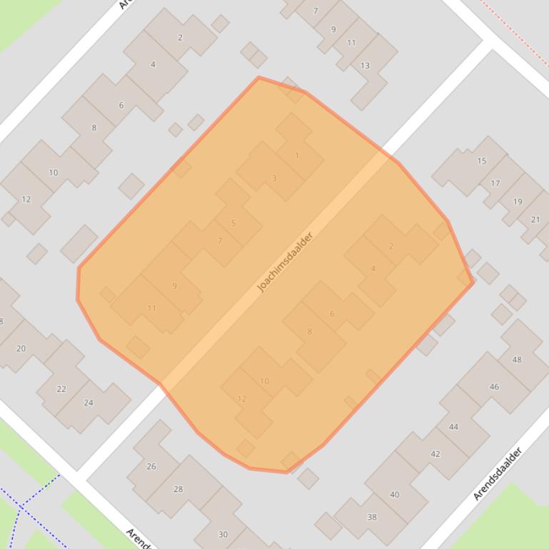 Kaart van postcodegebied 8253BV.