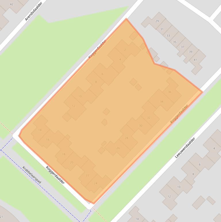 Kaart van postcodegebied 8253BW.