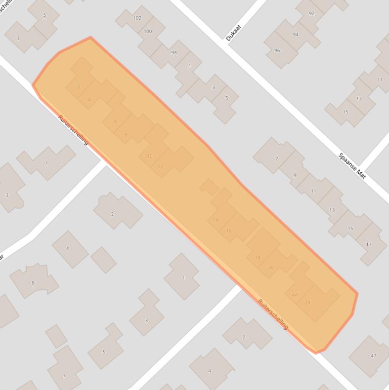 Kaart van postcodegebied 8253CG.