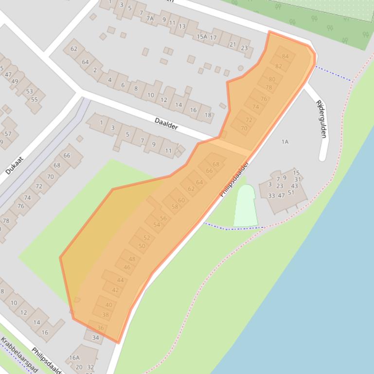 Kaart van postcodegebied 8253CM.