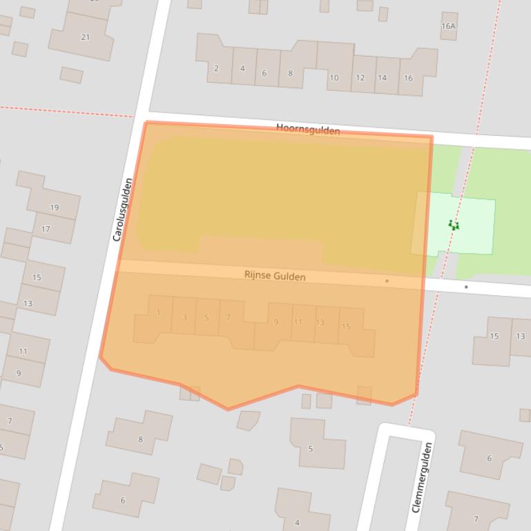 Kaart van postcodegebied 8253DC.