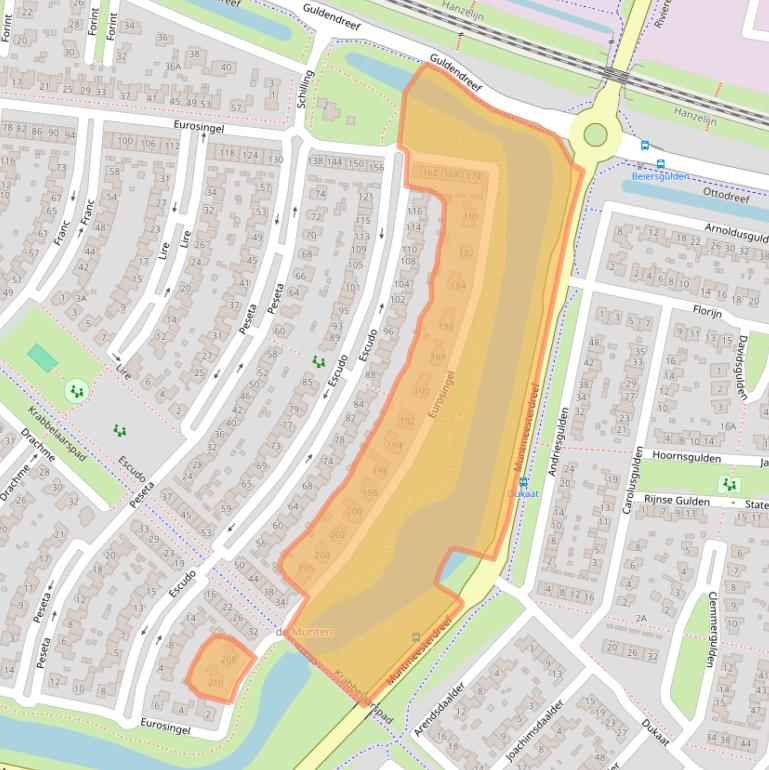 Kaart van postcodegebied 8253EE.