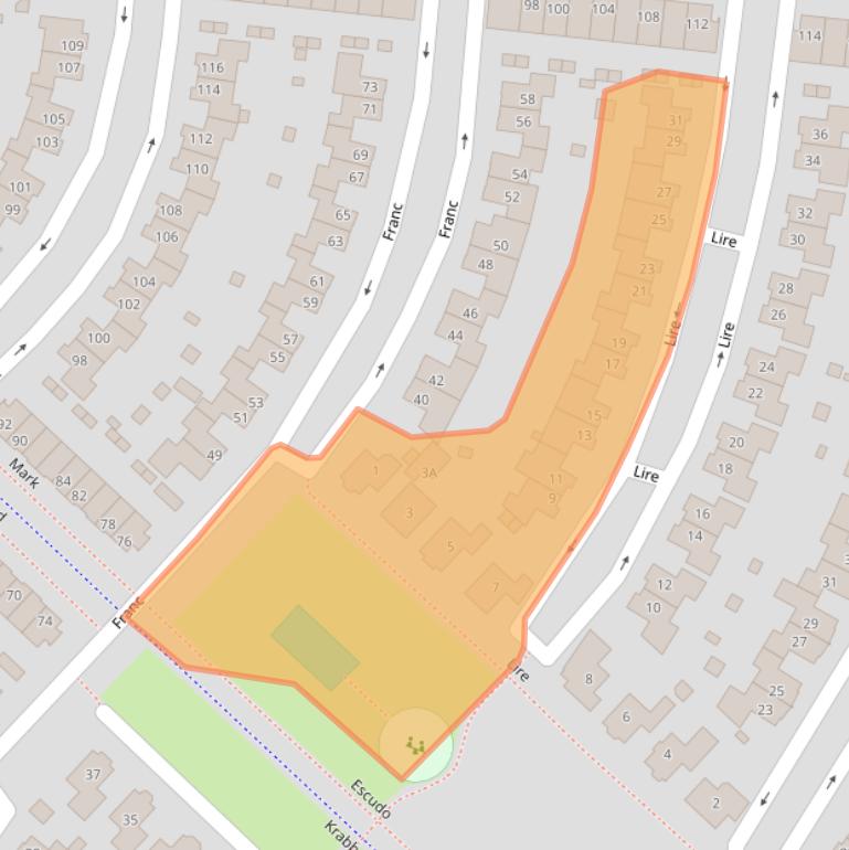 Kaart van postcodegebied 8253EN.