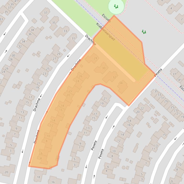 Kaart van postcodegebied 8253EX.