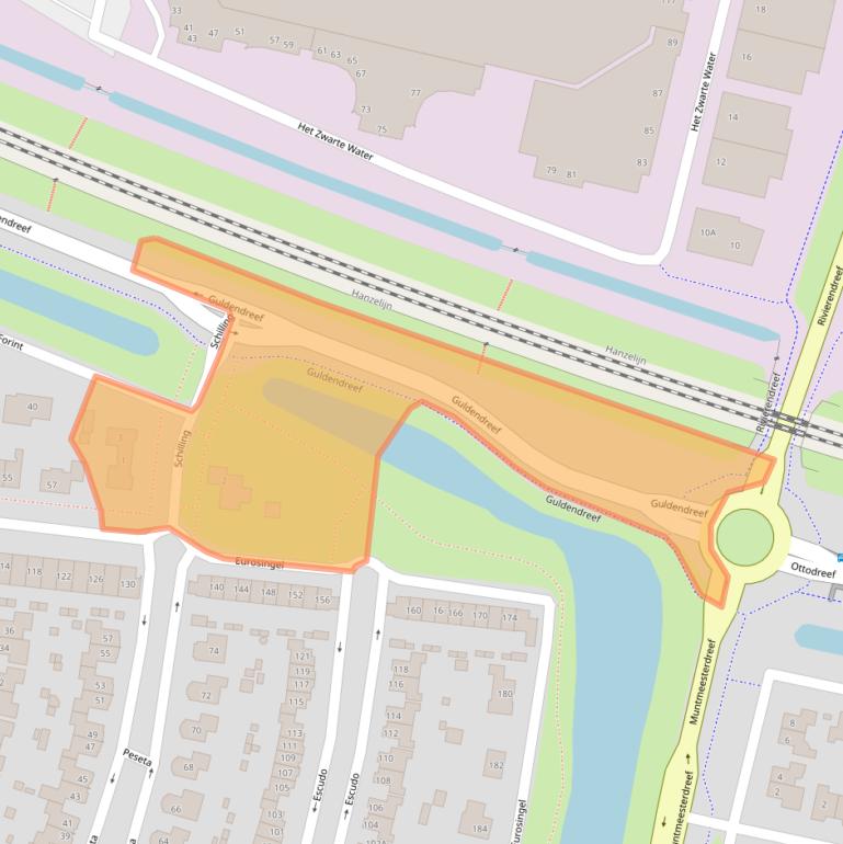 Kaart van postcodegebied 8253GC.