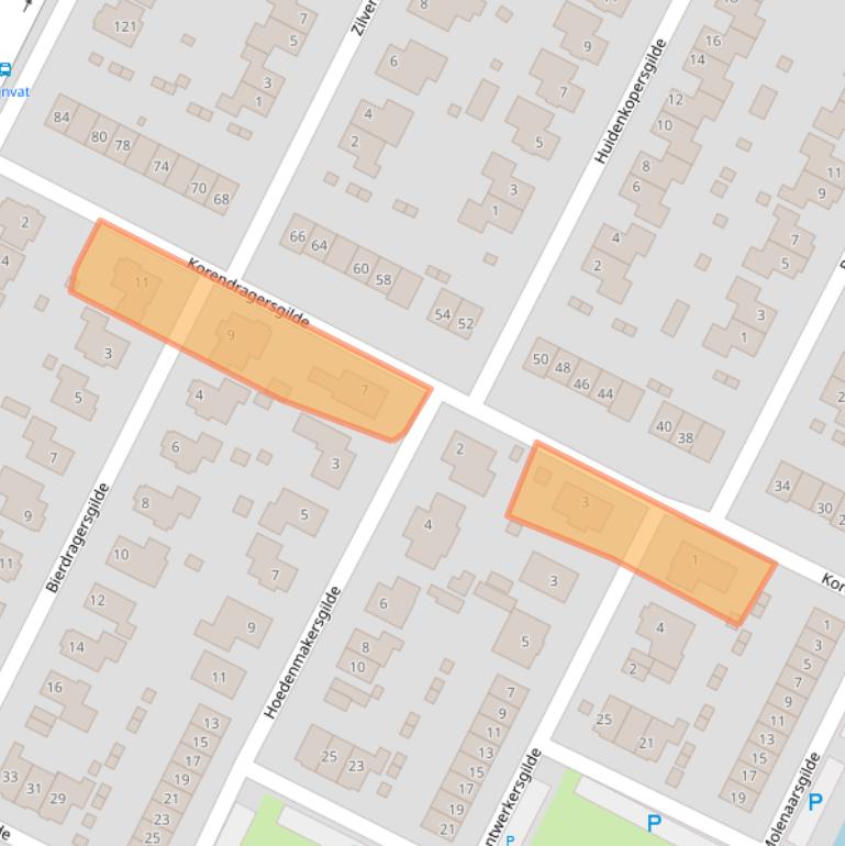 Kaart van postcodegebied 8253GK.
