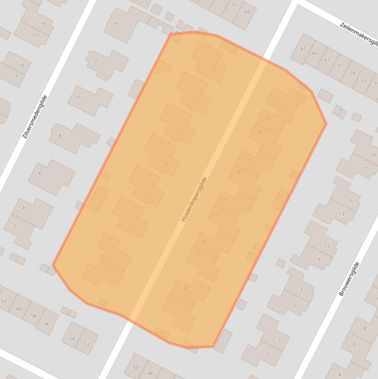 Kaart van postcodegebied 8253GP.