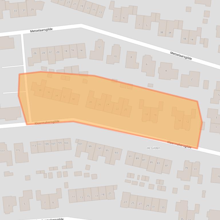Kaart van postcodegebied 8253HC.