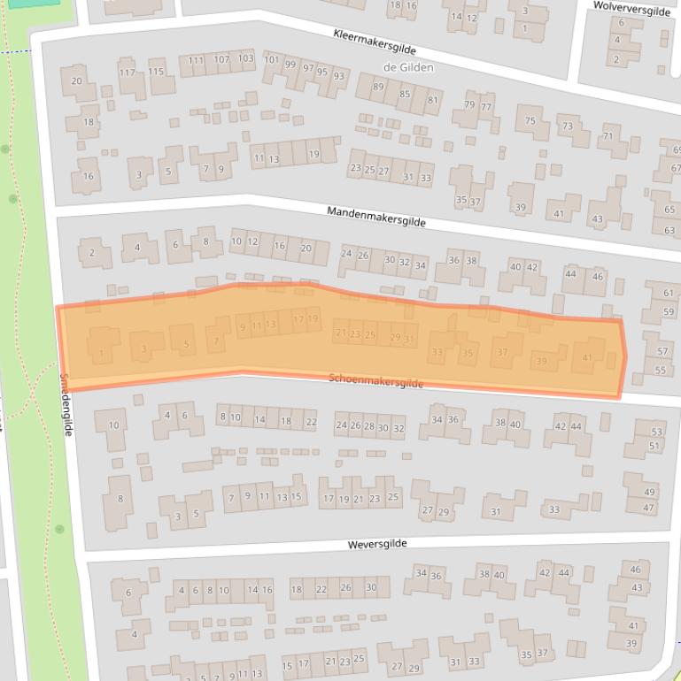 Kaart van postcodegebied 8253HH.
