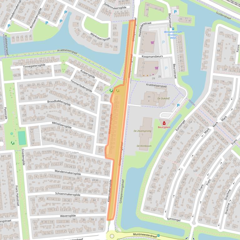 Kaart van postcodegebied 8253HW.