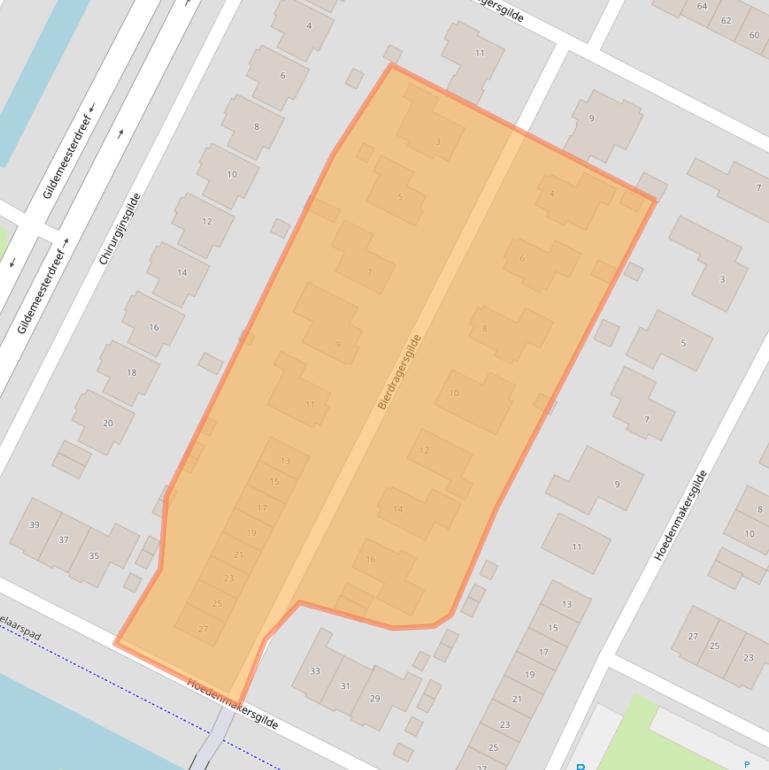 Kaart van postcodegebied 8253JD.