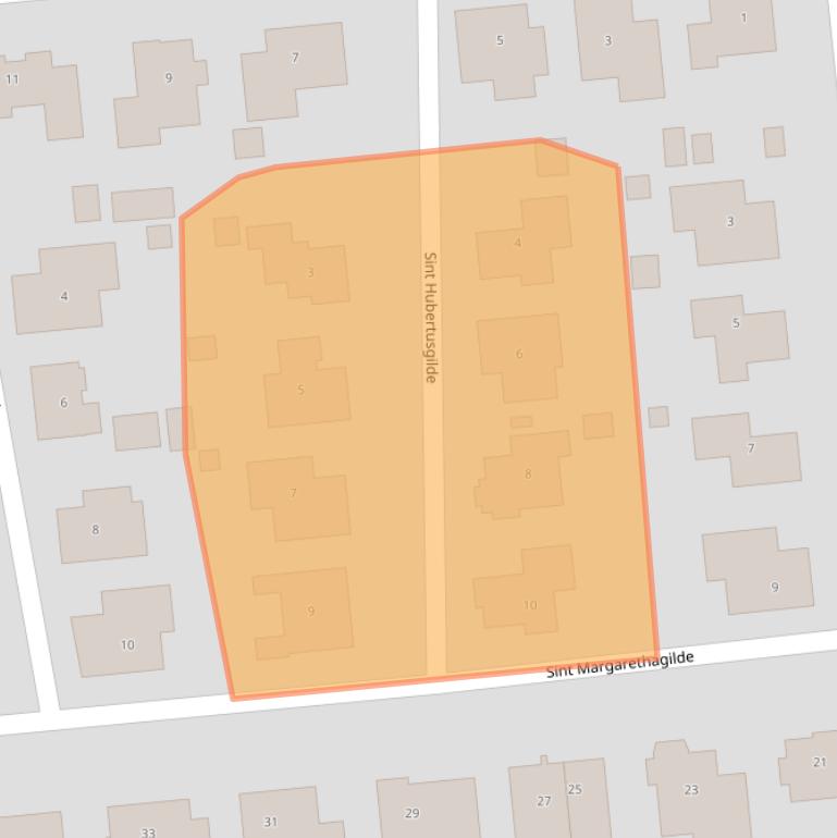 Kaart van postcodegebied 8253KE.